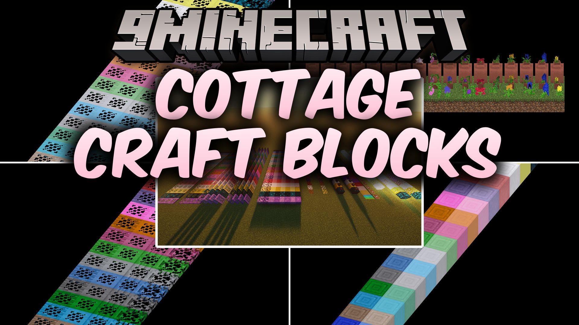 Cottage Craft Blocks Mod (26.3, 1.20.1) – Design Cozy Pastel Houses
