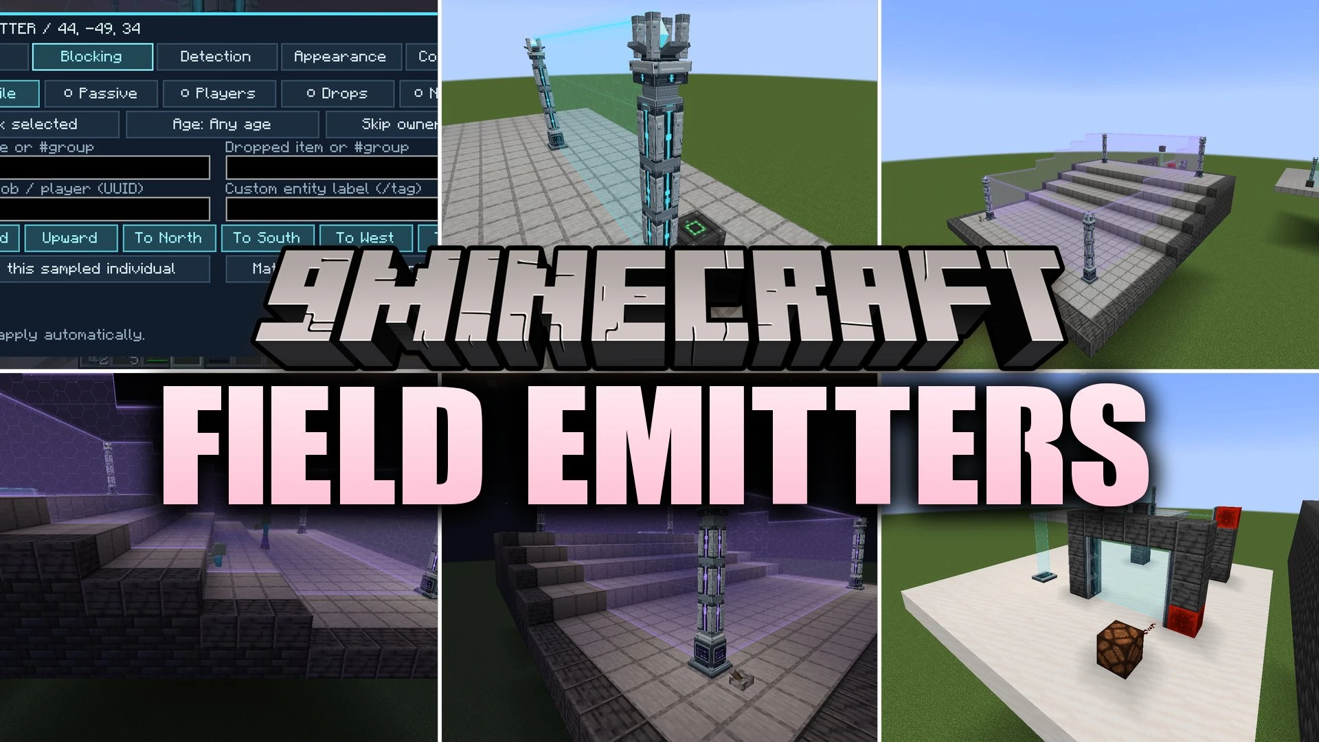 Field Emitters Mod (1.21.1, 1.20.1) – Protect Your Base with Custom Energy