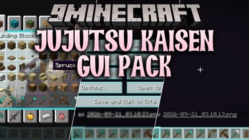 Jujutsu Kaisen GUI Pack Resource Pack (1.21.11, 1.20.1)