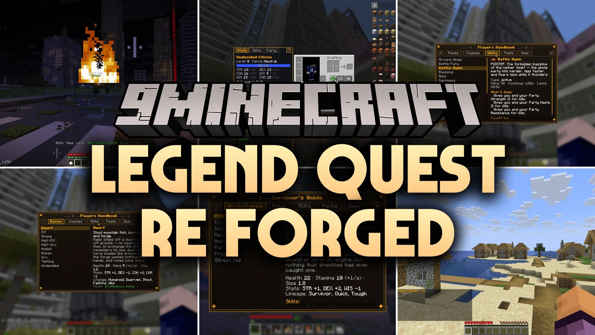 Legend Quest Re Forged Mod (26.2, 1.21.11) – Bring Tabletop RPG Progression