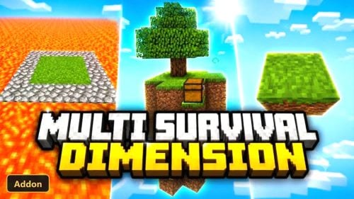 Multi Survival Dimension With ZC Modpack (26+) - MCPE/Bedrock Addon