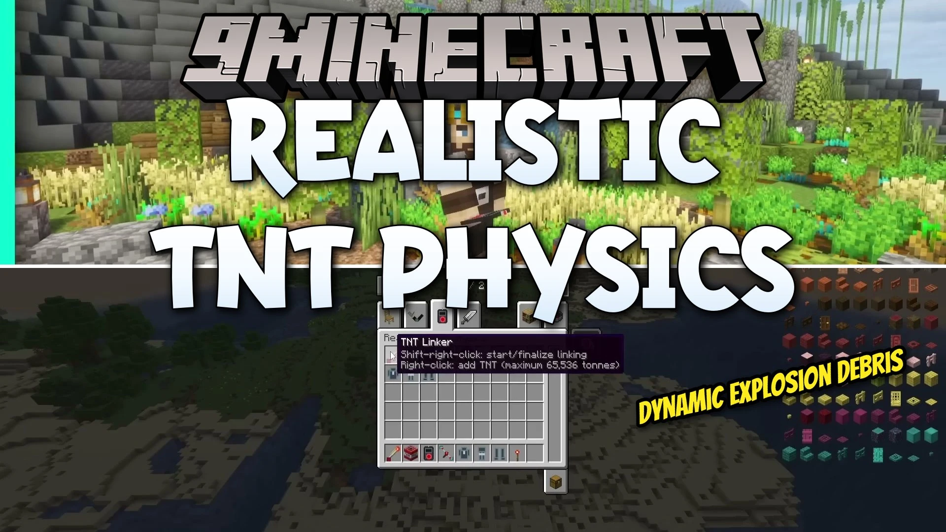 Realistic TNT Physics Mod (1.20.1) – Demolish Terrain with Shockwaves