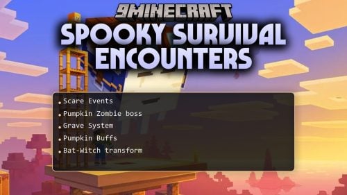 Spooky Survival Encounters Plugin (26.3, 1.21.1) – Turn Peaceful Server Nights