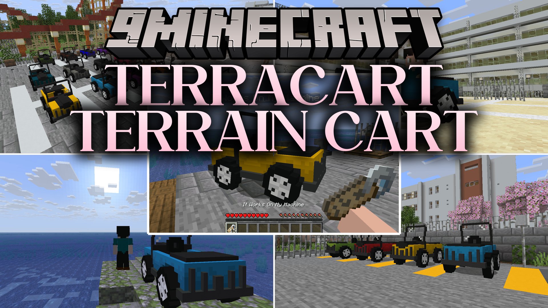 Terracart Terrain Cart Mod (26.3, 1.21.11) – Cruise Across the Land