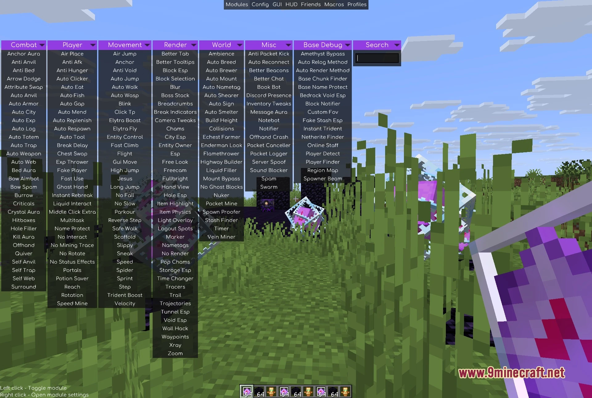 Base Debug Client Mod (1.21.11) – Track Hidden Bases and Stashes — screenshot 1