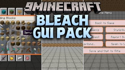 Bleach GUI Pack Resource Pack (1.21.11, 1.20.1) – Classic Manga Menu Art