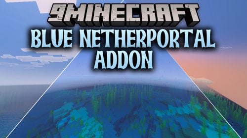 Blue Netherportal Addon Shader (26.x, 1.21) - Animated Neon Portal Frames