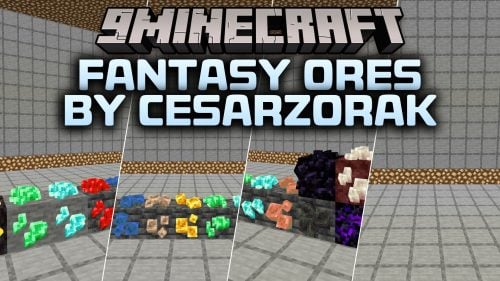 Fantasy Ores by CesarZorak Resource Pack (1.21.11, 1.20.1)