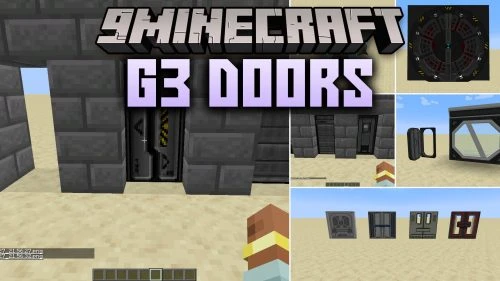 G3 Doors Mod (1.21.1, 1.20.1) - Secure High-Tech Bases with Animated Sci-Fi