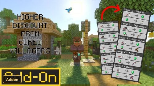 [Mason Update] Higher Discount From Cured Villagers (26+) - MCPE/Bedrock Addon