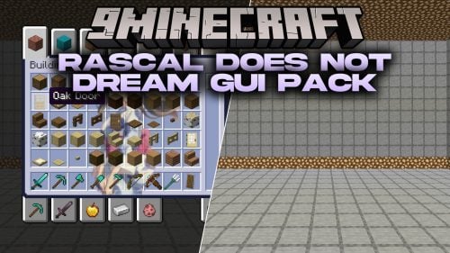 Rascal Does Not Dream GUI Pack Resource Pack (1.21.11, 1.20.1)