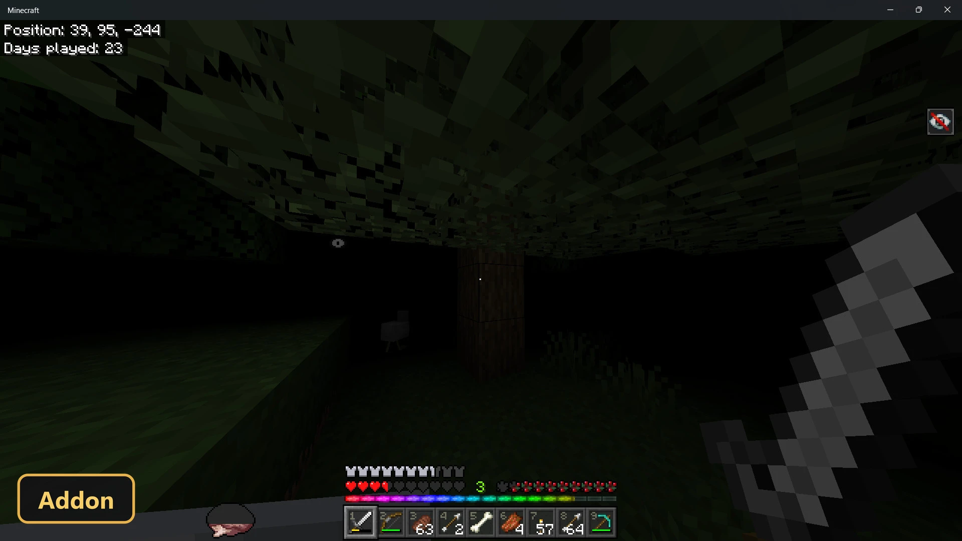Sanity (26+, 1.21) – MCPE/Bedrock Addon — screenshot 2
