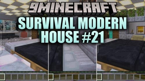 Survival Modern House #21 Map (26.x, 1.21) - Claim a Cozy Villa