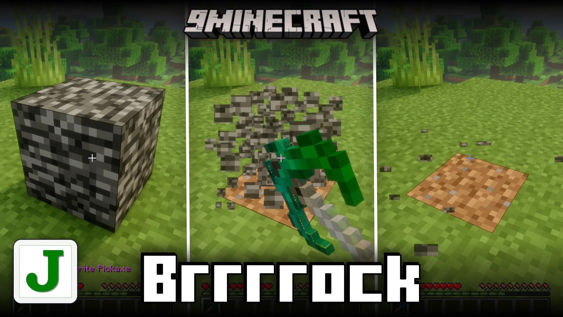Brrrrock Mod (26.3, 1.20.1) – Mine Bedrock & Yeeterite