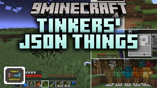 Tinkers' JSON Things by KnightMiner Mod (1.20.1) - Forge Custom Weapons