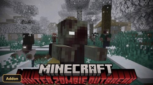 Winter Zombie Outbreak (26+, 1.21) - MCPE/Bedrock Addon