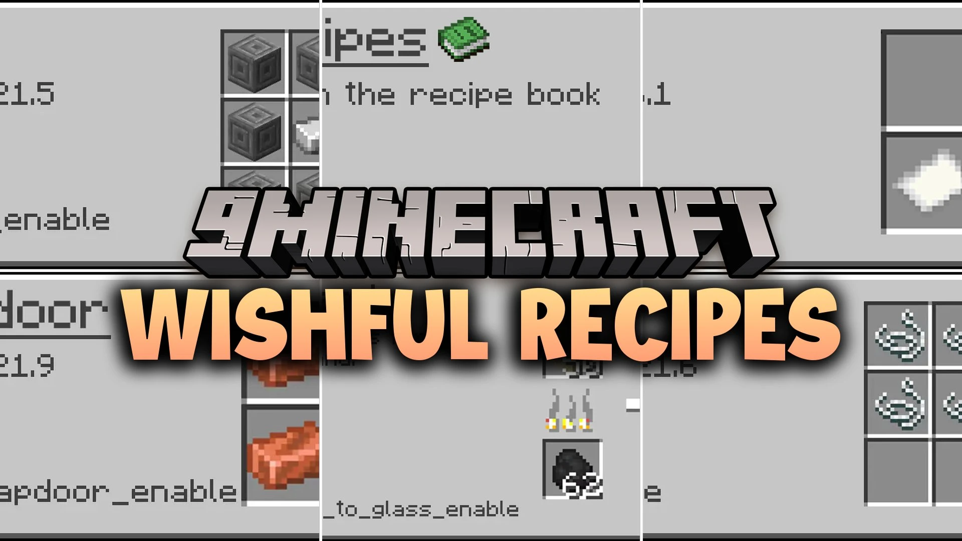 Wishful Recipes Mod (26.3, 1.20.1) – Recycle Cut Blocks and Smelt Raw Ores