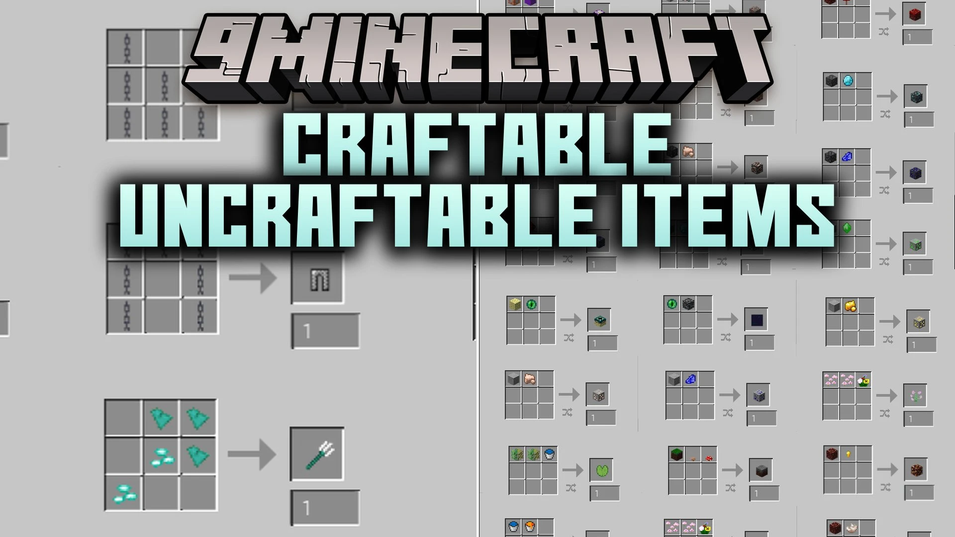 Craftable Uncraftable Items Mod (26.2, 1.20.1) – Craft Rare Dungeon Loot