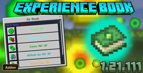 Experience Book (26+, 1.21) – MCPE/Bedrock Addon