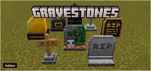 various gravestones and monuments on a grassy plain
