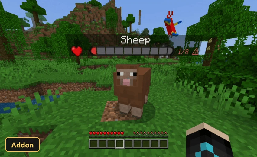 Health Bar 'Achivements Firendly' (26+) – MCPE/Bedrock Addon