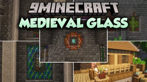 Medieval Glass Mod (26.3, 1.21.11) - Build Rustic Castles with Leaded Stained
