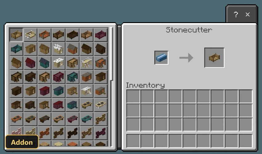 Pet Furniture (26+, 1.21) – MCPE/Bedrock Addon — screenshot 1