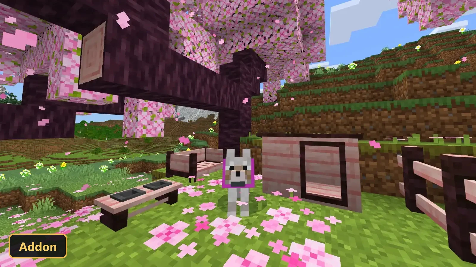 Pet Furniture (26+, 1.21) – MCPE/Bedrock Addon — screenshot 2