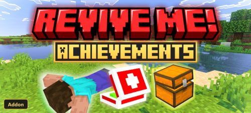 Steve character lying on ground, first aid kit, and chest in grassy biome