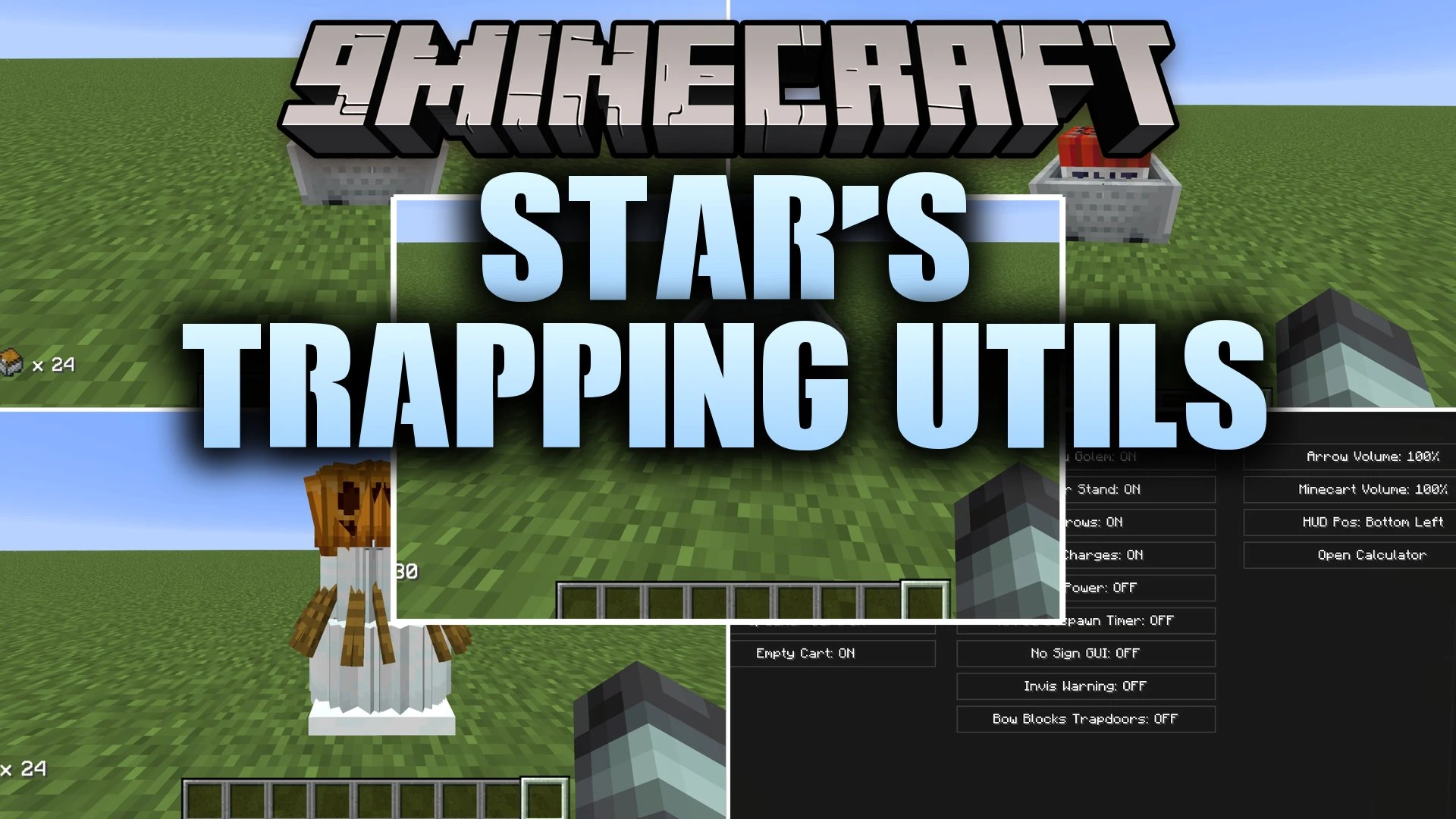 Star's Trapping Utils Mod (26.2, 1.21.11) – Track Stacked Minecarts
