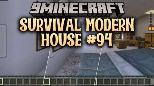 Survival Modern House #94 Map (26.x, 1.21) - A Furnished Luxury Mansion Next