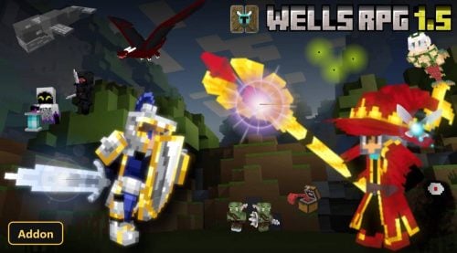 Wells RPG Adventure (26+) – MCPE/Bedrock Addon