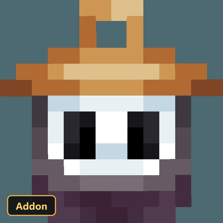 a small mob with a brown hat