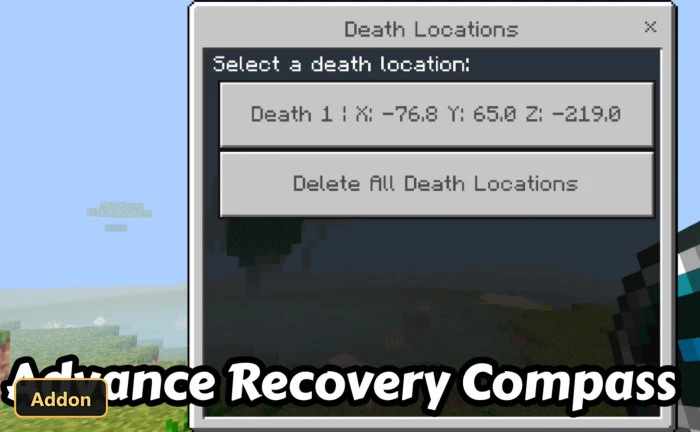 in-game menu showing saved death locations with coordinates