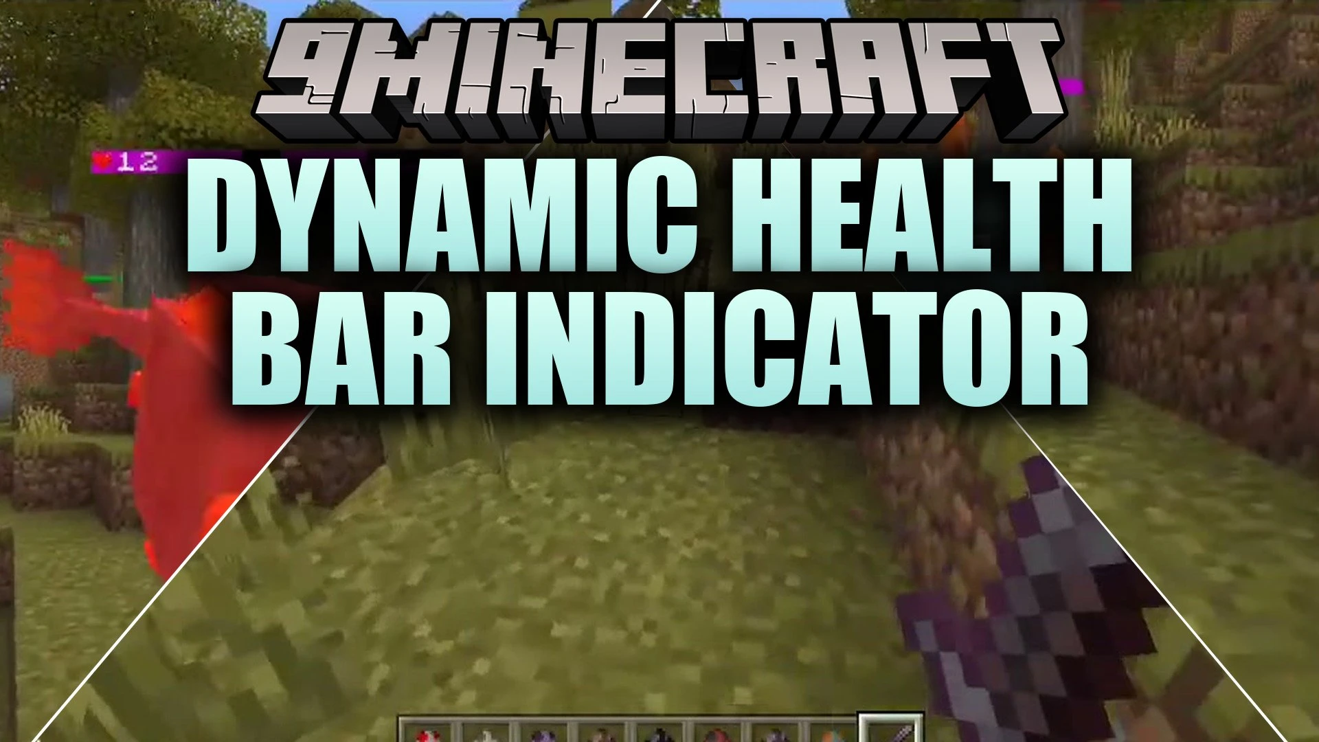 Dynamic Health Bar Indicator Addon (26.x, 1.21) – Live HP Counters for Mobs