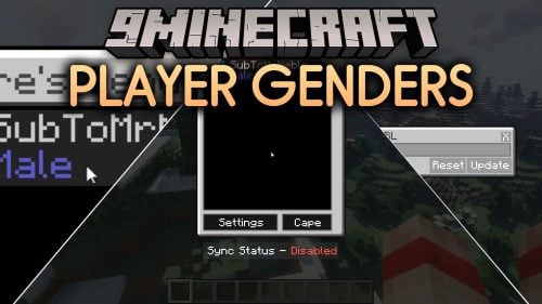 Player Genders Addon (26.x, 1.21) - Custom Gender Models and New Player