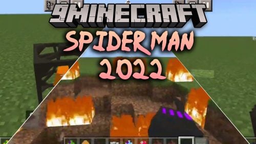 Spider-Man - 2022 Addon (26.x, 1.21) - Swing Across Worlds with Custom Web