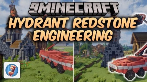 Hydrant Redstone Engineering Mod (1.21.1) - Protect Your Factory From Fire