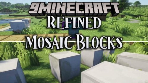 Refined Mosaic Blocks Mod (1.21.11, 1.21.1) - Design Custom Tile Murals