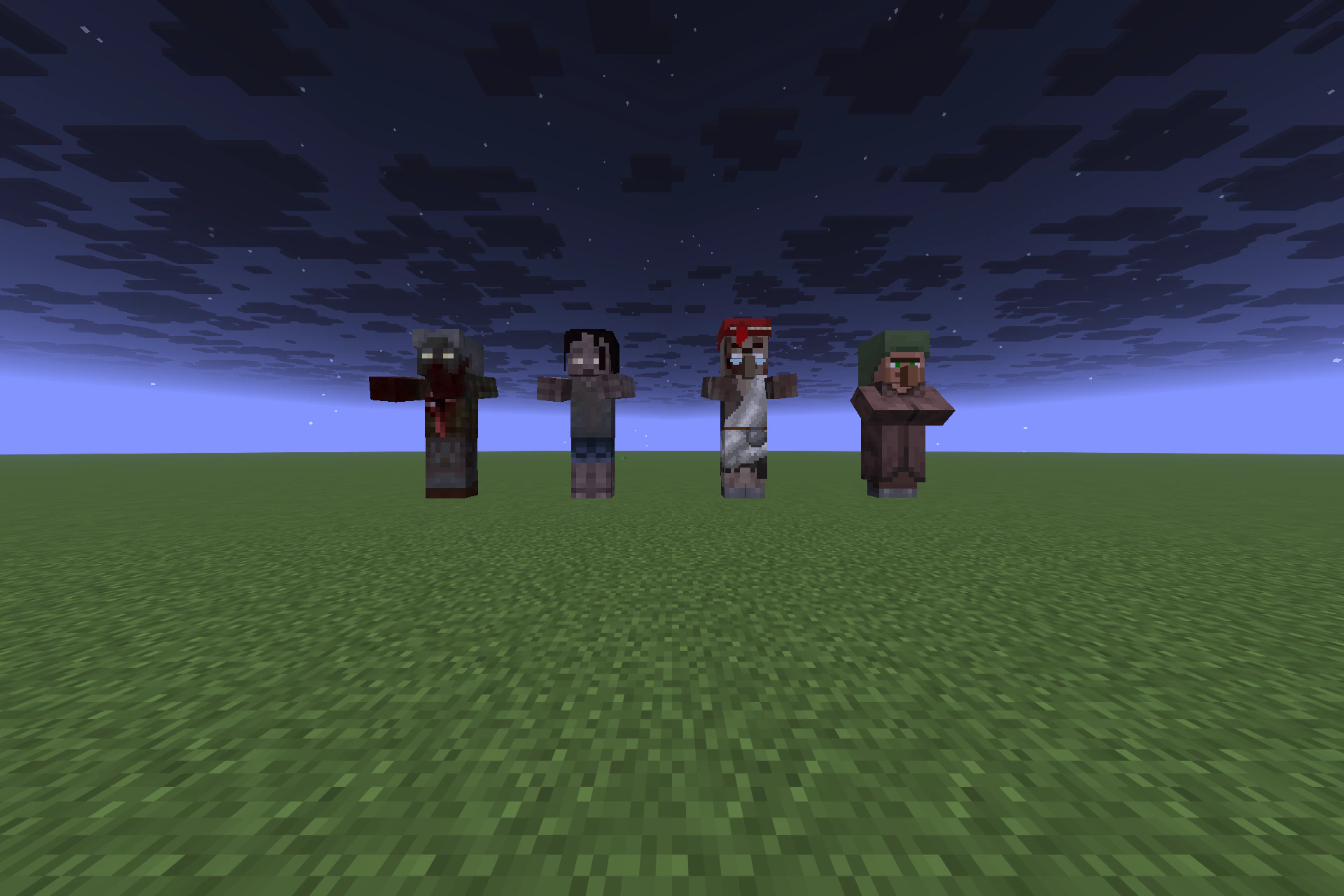 Zombie Pack 9minecraft Resource Pack (26.3) – Give Every Zombie Its Own Face — screenshot 5