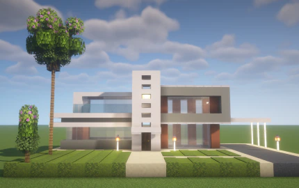 Contemporary Executive Villa Schematic (1.20.x) – Modern Minimalist Home for Luxury Cities