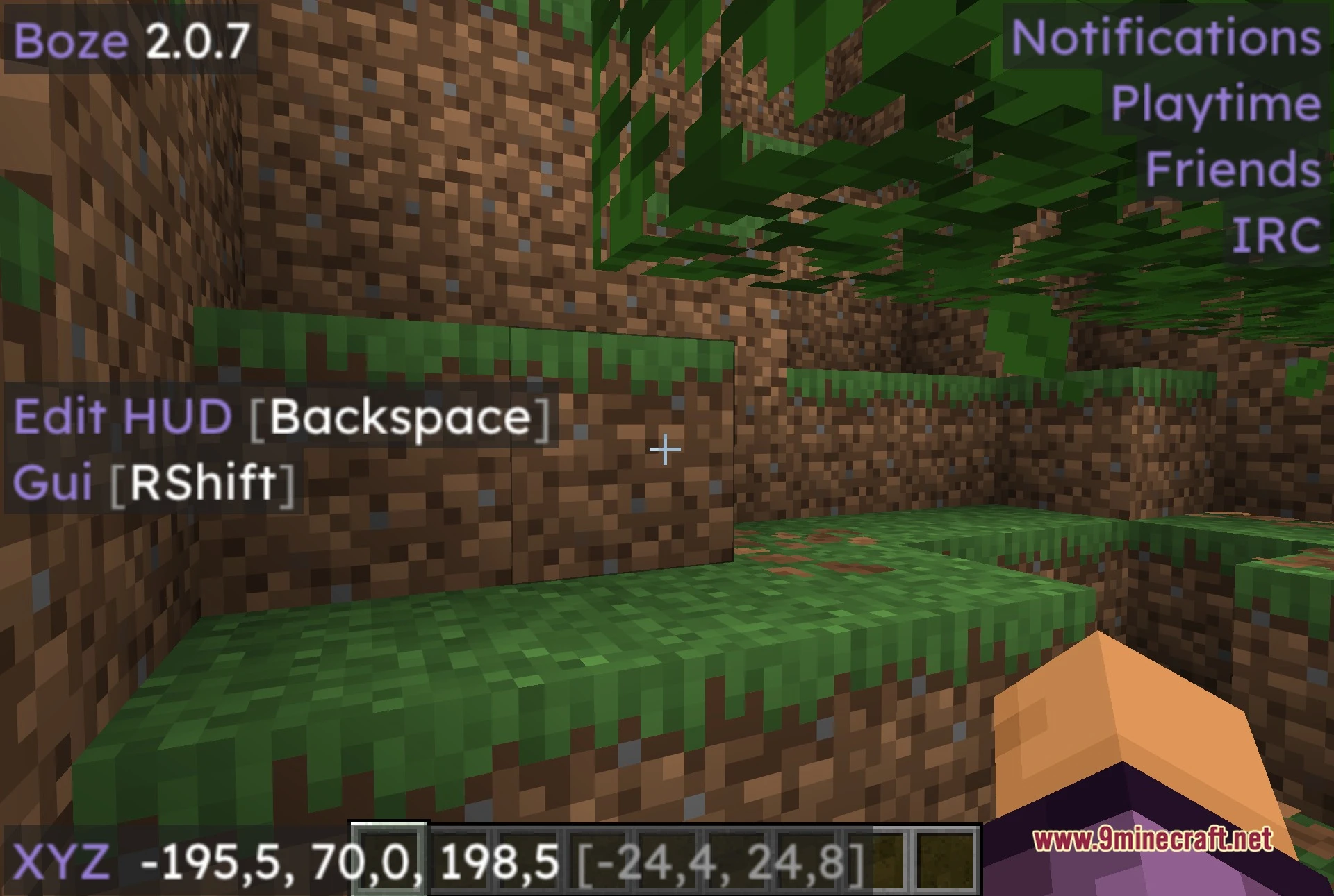 Boze Standard Client Mod (26.2) – Dominate Crystal PvP on Anarchy Servers — screenshot 4