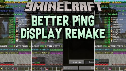 Better Ping Display Remake Mod (26.3) – See Real Connection Latency