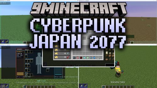 Cyberpunk Japan 2077 Mod (1.21.1) - Install Cyberware Implants to Slow Time