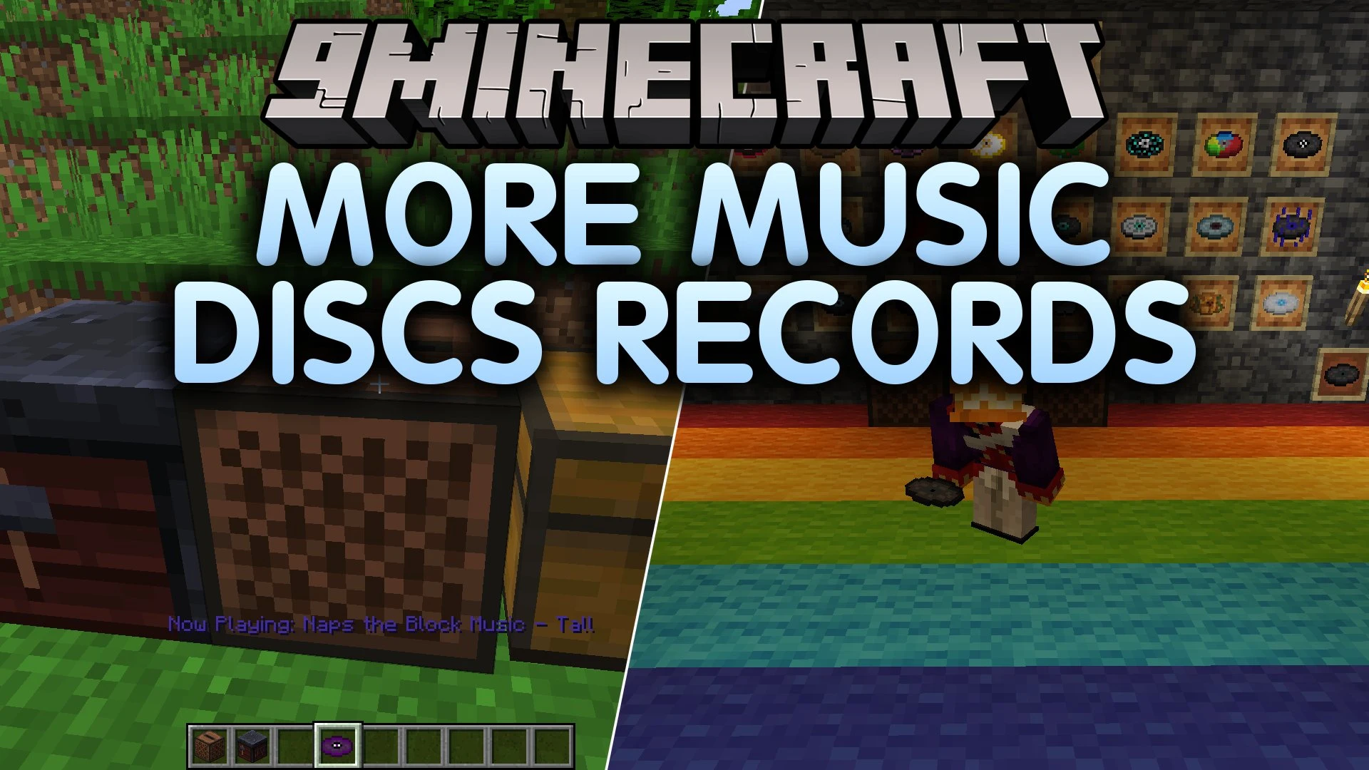 More Music Discs Records Mod (1.21.1, 1.20.1) – Soundtrack Your Survival Base