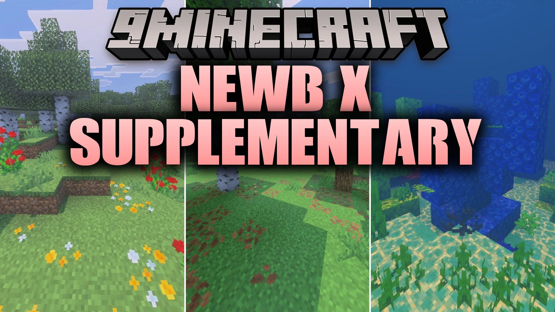 Newb X Supplementary Shader (26.x) – Realistic Water Foam and Glowing Ores