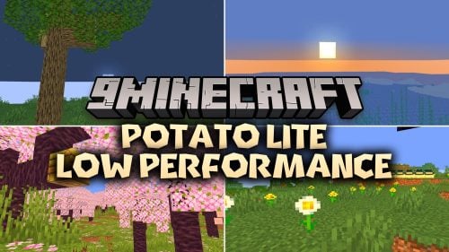 Potato Lite Low Performance Shaders (26.3, 1.20.1) – Warm Lighting Without Lag
