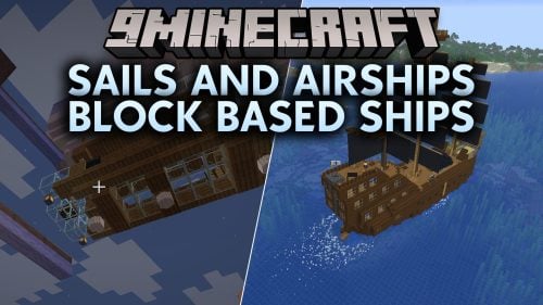 Sails and Airships Block Based Ships Mod (26.3, 1.21.11)