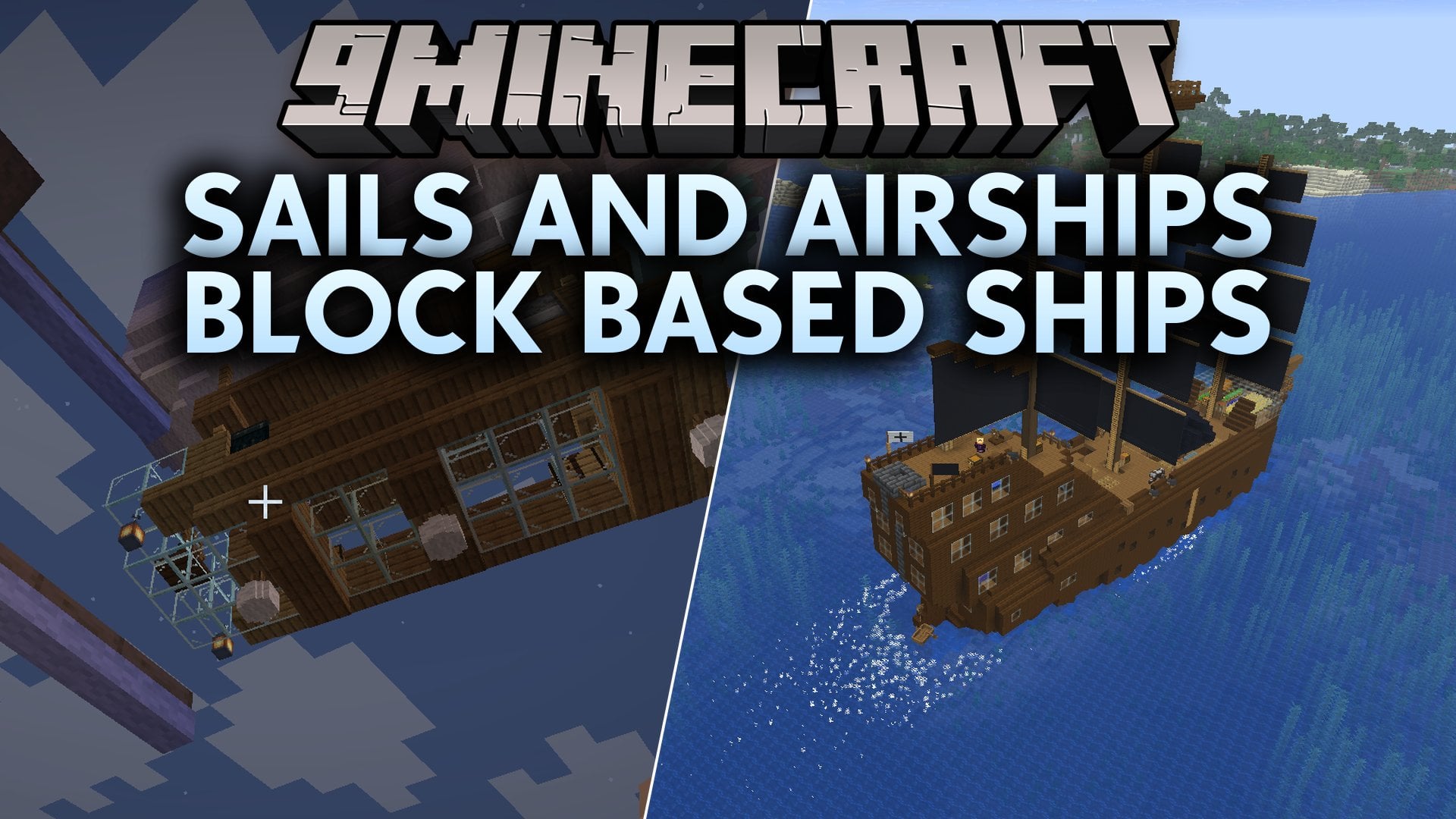 Sails and Airships Block Based Ships Mod (26.3, 1.21.11)