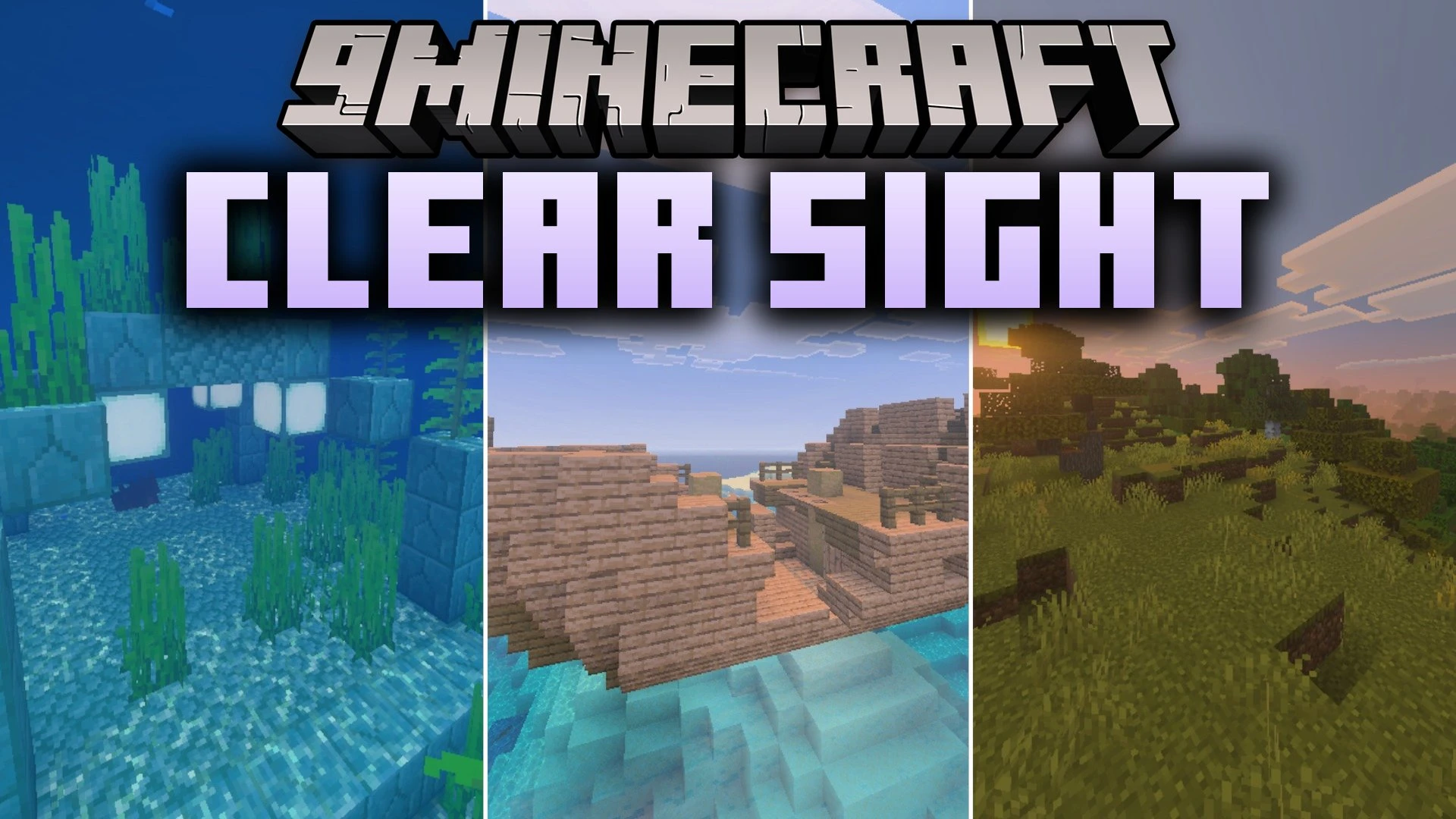 Clear Sight Shader (26.x, 1.21) – Brighter Caves and Clear Water on Any Device